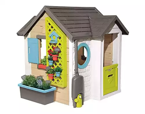 SMOBY KIDS GARDEN PLAYHOUSE WITH 15 ACCESSORIES (1.3M TALL)